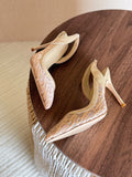 Dior J'Adior  Embroidered Mesh Slingback Pump