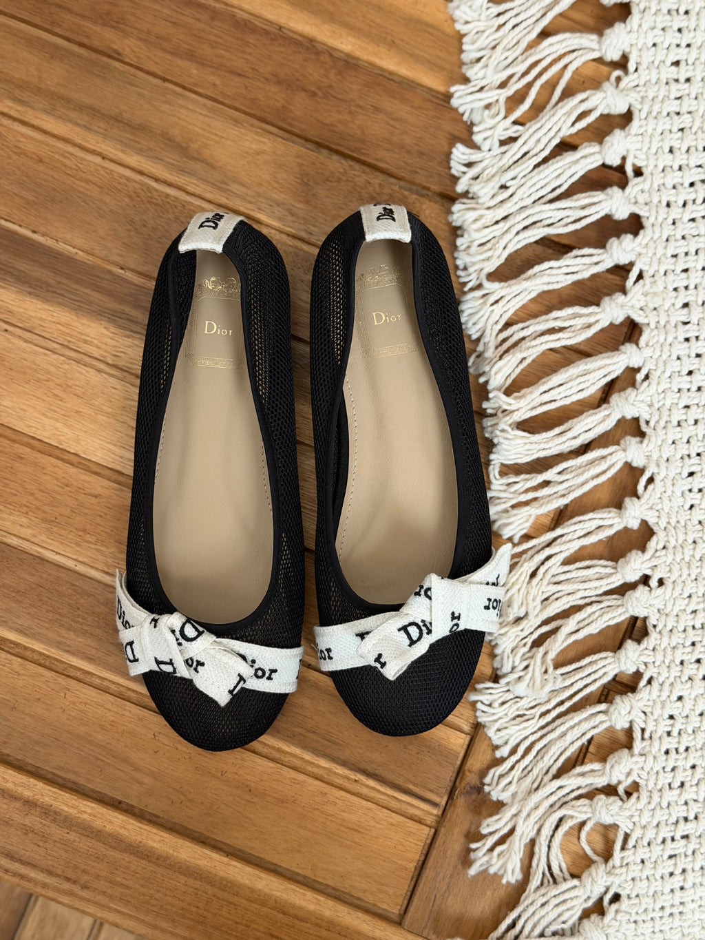 Christian Dior Ballet Flats