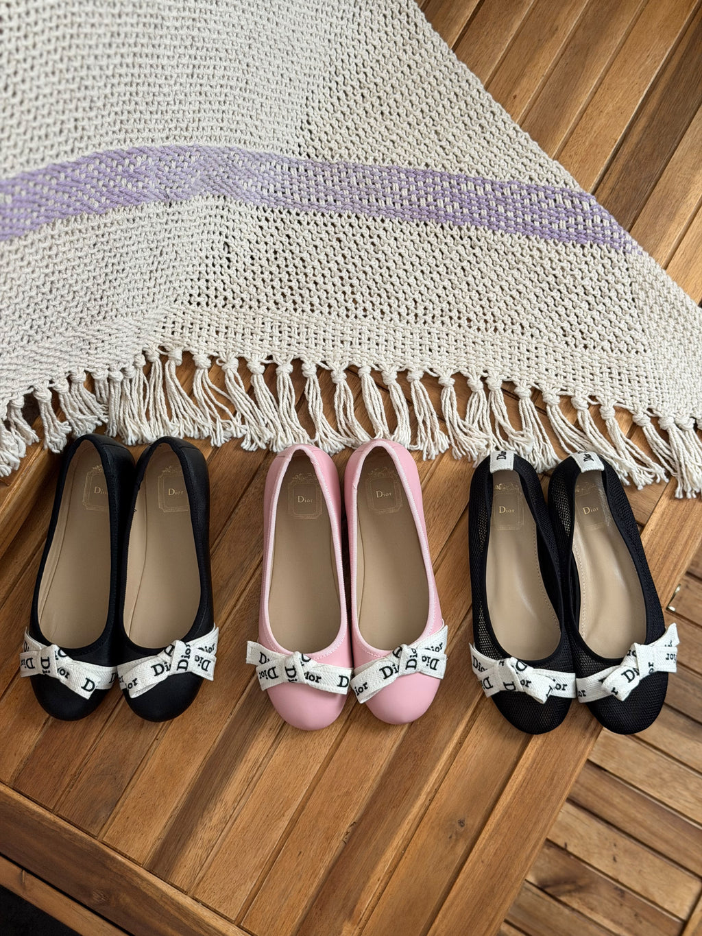 Christian Dior Ballet Flats