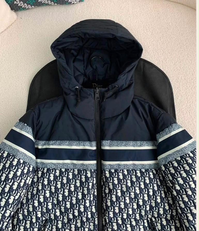 Dior Oblique Down Jacket / Quilted Puffer Jacket
