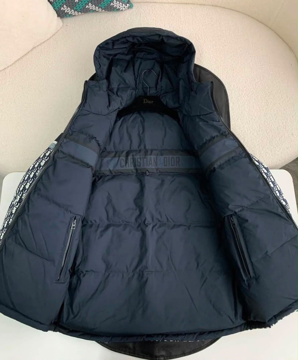 Dior Oblique Down Jacket / Quilted Puffer Jacket