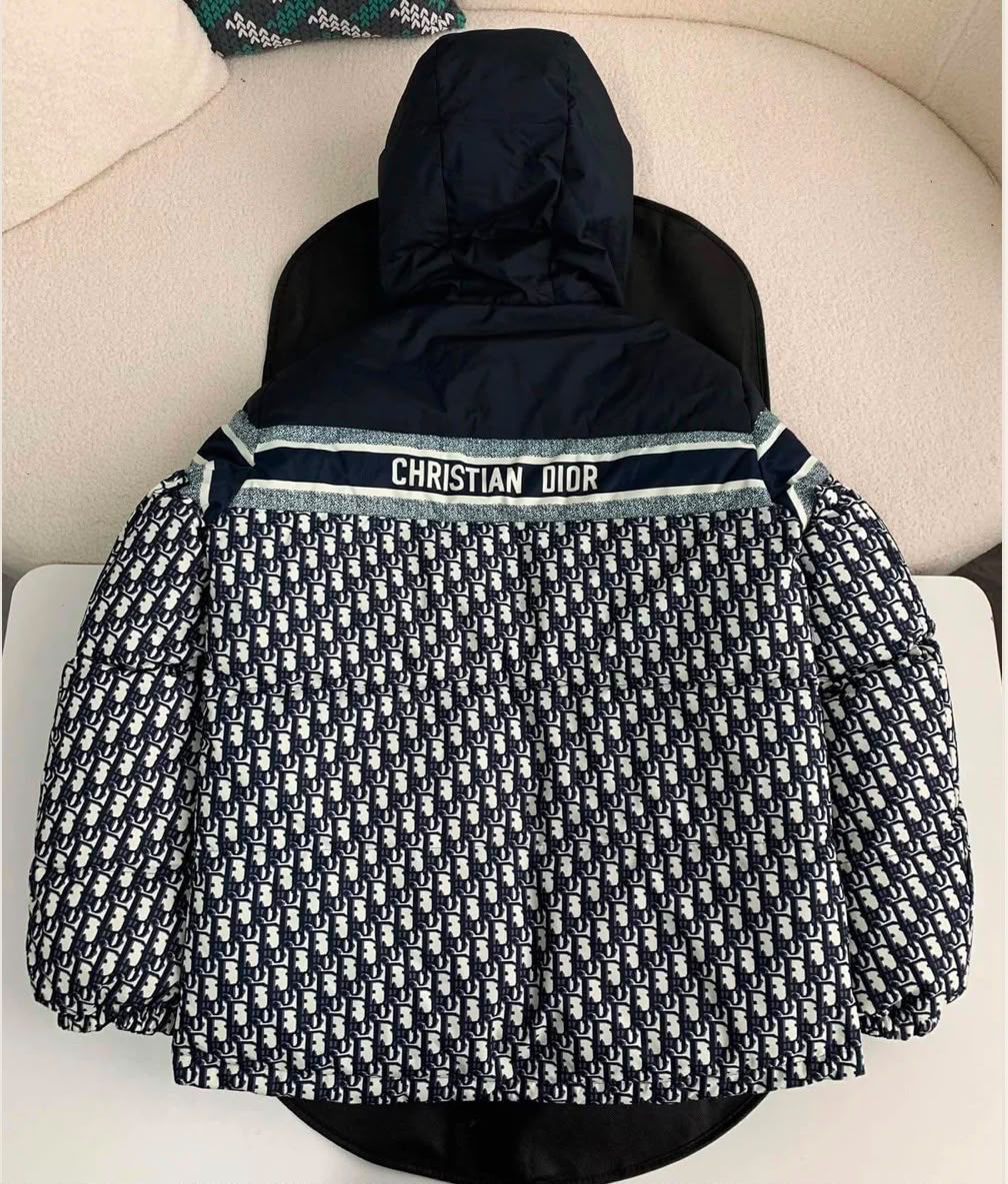 Dior Oblique Down Jacket / Quilted Puffer Jacket