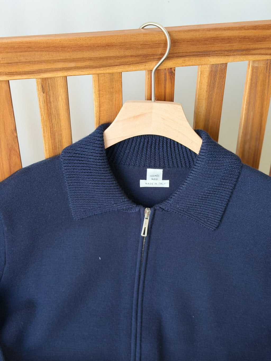 Hermès Zip Cardigan / Bomber Jacket)