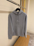 Dior Embroidered Logo Hoodie