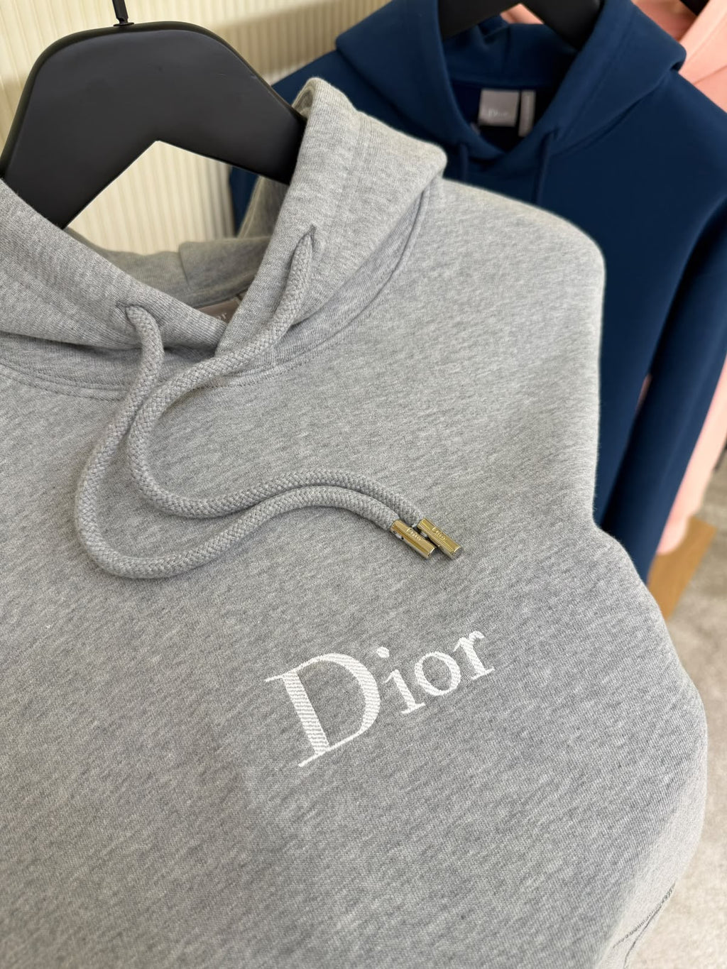 Dior Embroidered Logo Hoodie