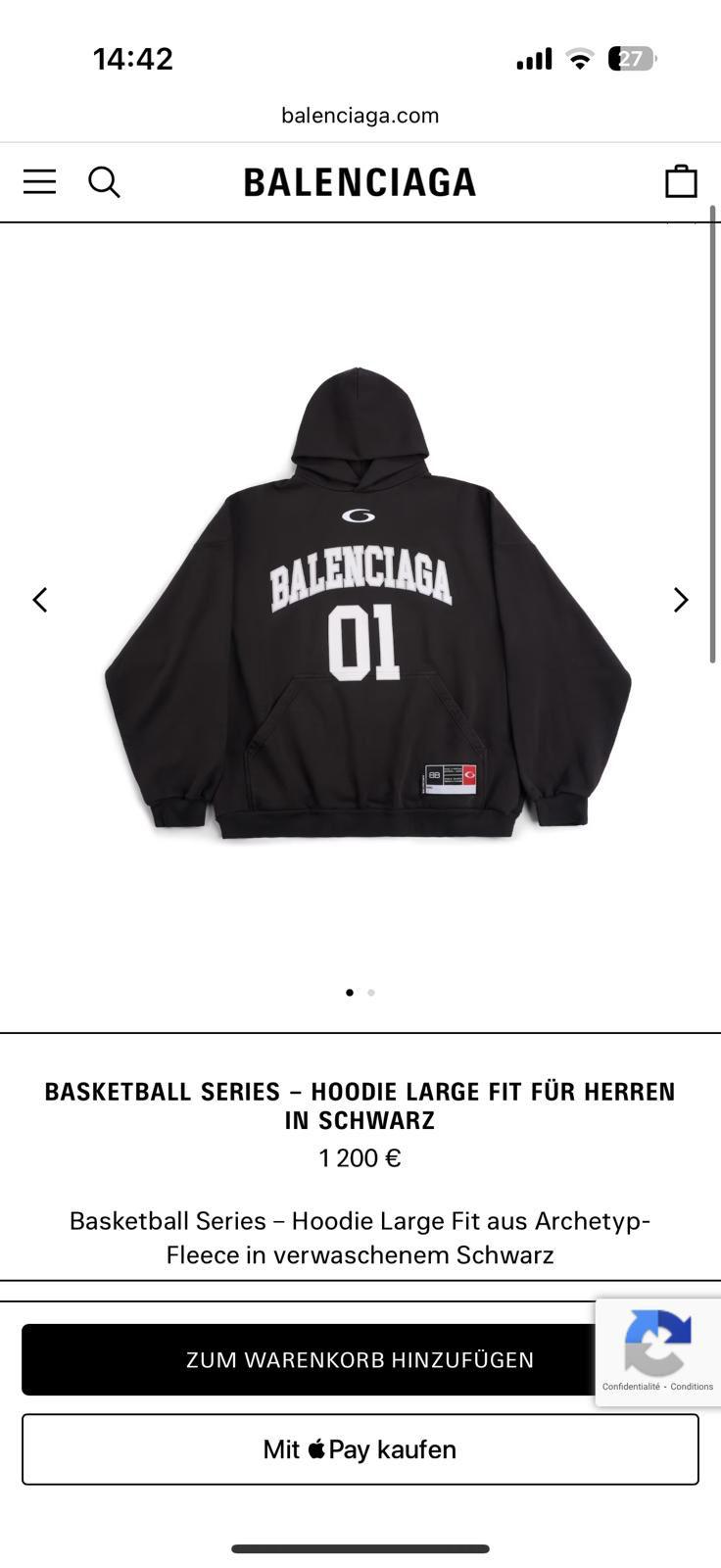 BALENCIAGA HOODIE