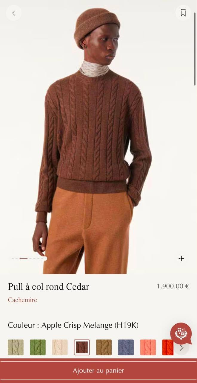 Loro Piana Cable-Knit Cashmere Crewneck Sweater