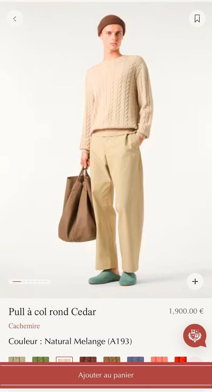 Loro Piana Cable-Knit Cashmere Crewneck Sweater
