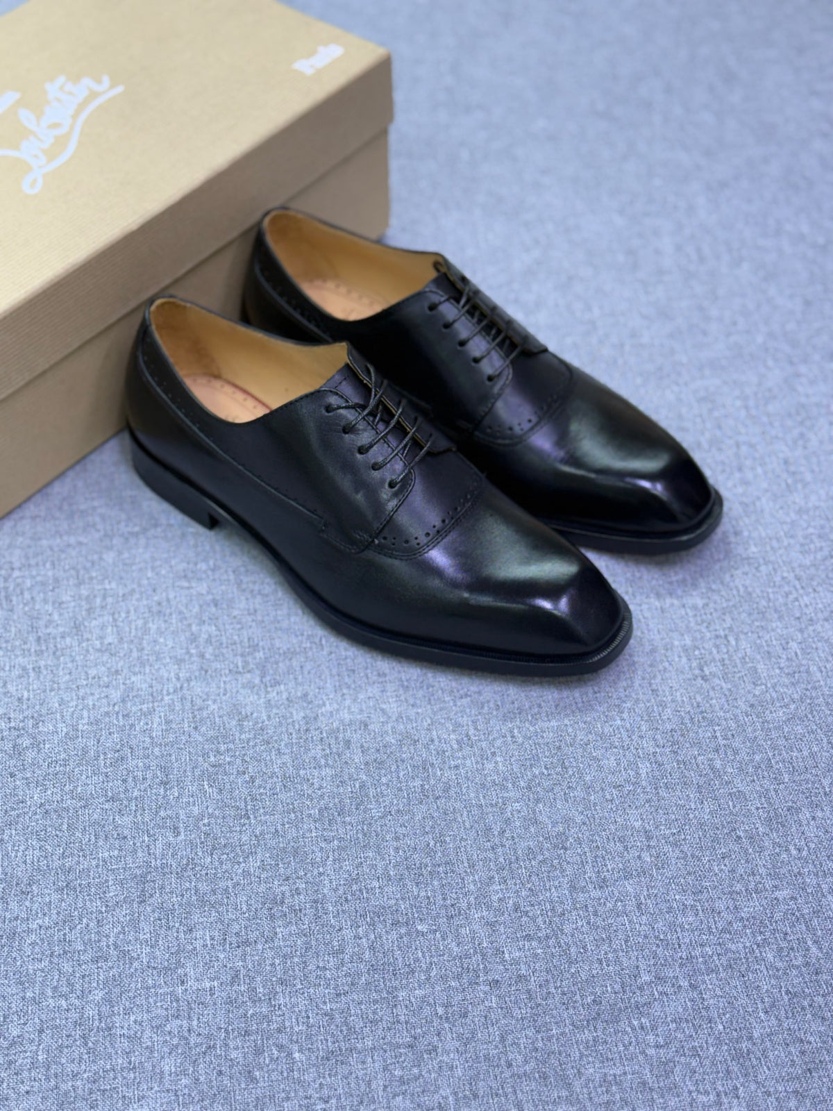 Christian Louboutin Men's Classic Leather Formal Shoes