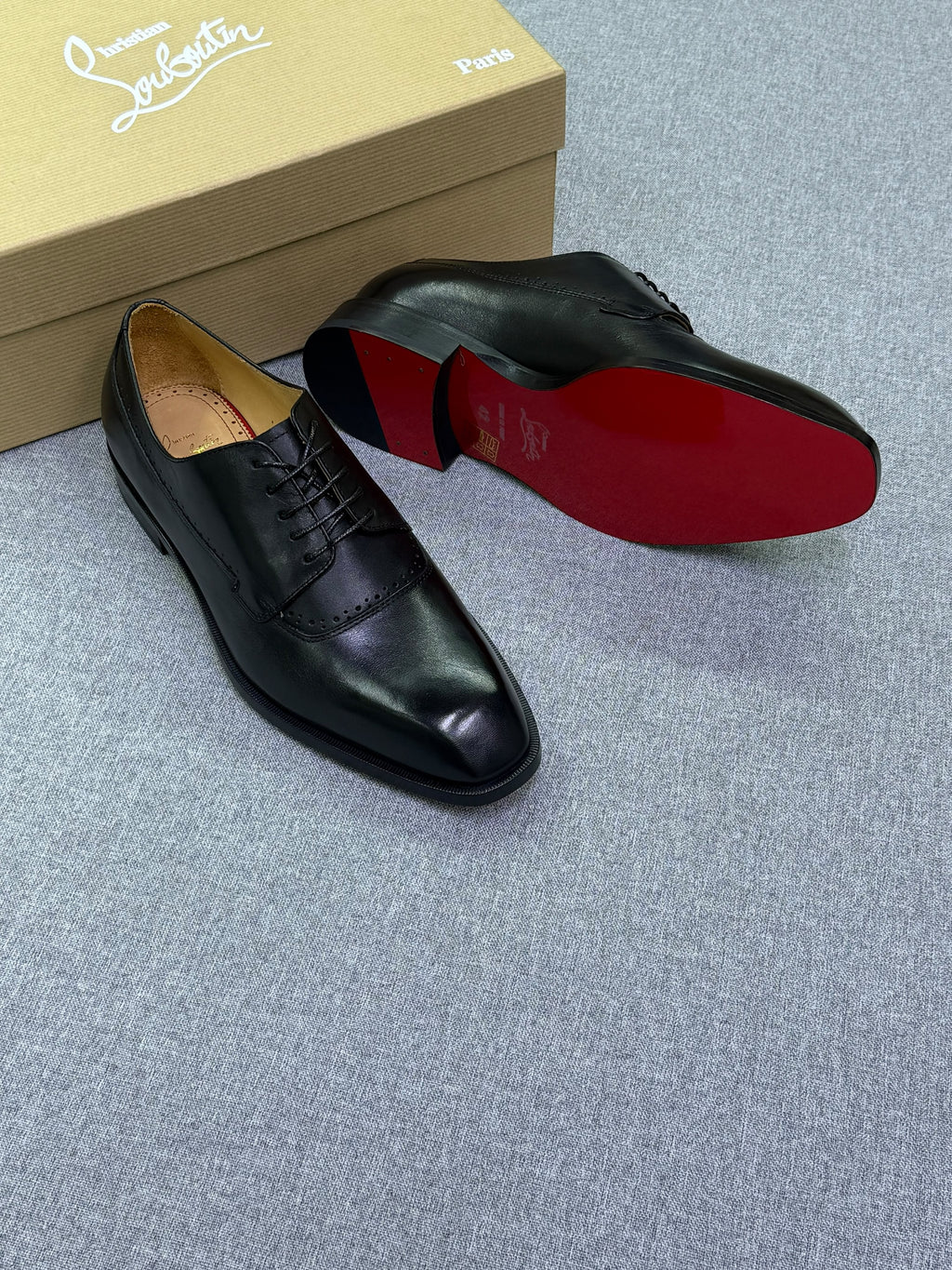 Christian Louboutin Men's Classic Leather Formal Shoes