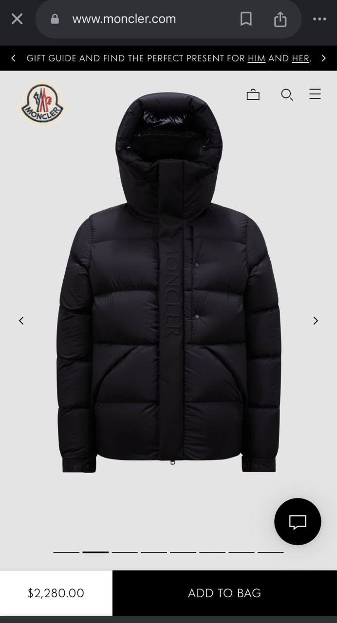 Moncler Puffer Down Jacket with Hood