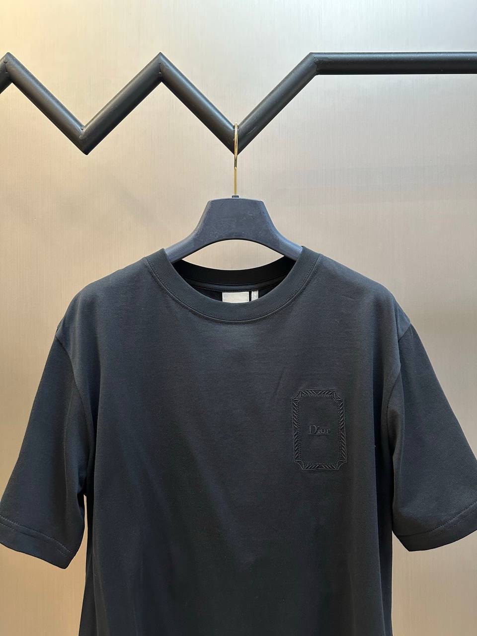 Dior Floral / Wreath Embroidered Patch T-Shirt
