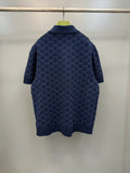 Gucci GG Jacquard Knit Polo Shirt