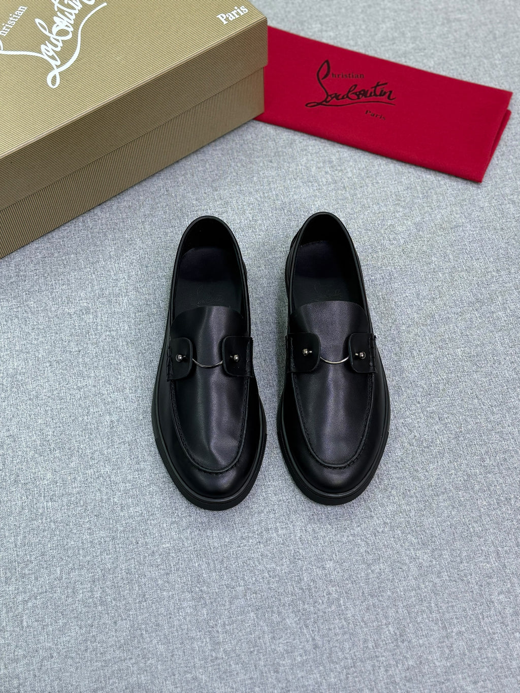 Christian Louboutin Men's Casual Leather Loafers / Sneakers