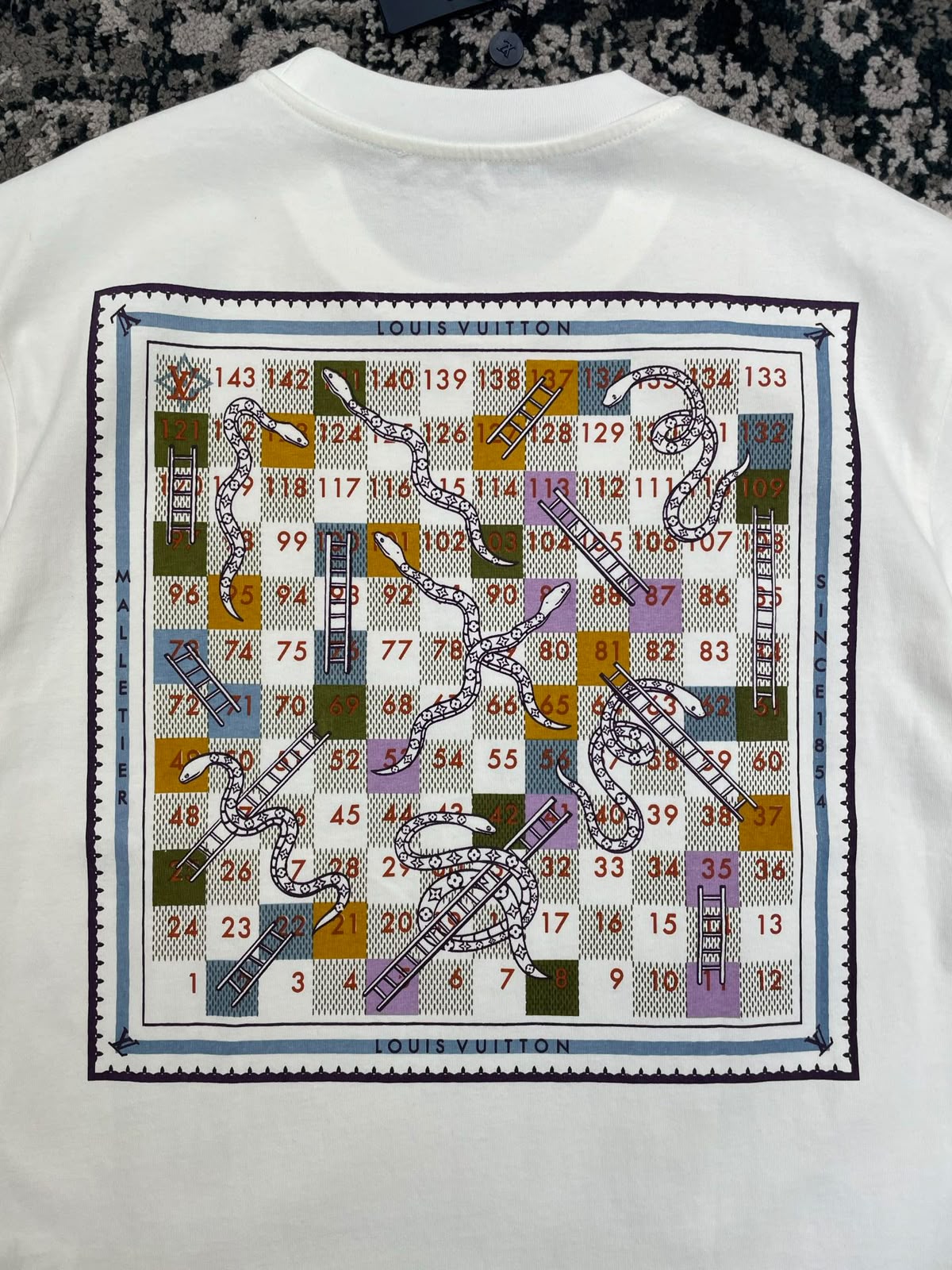 Louis Vuitton Since 1854 Board Game Graphic T-Shirt