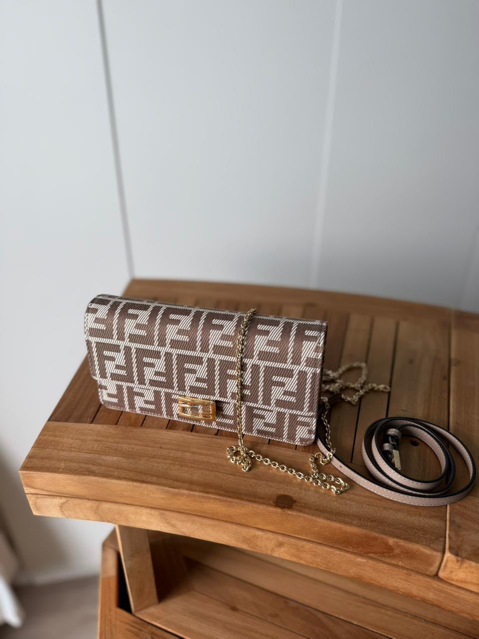 Fendi Baguette Chain Wallet