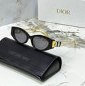 Dior Cat-Eye Sunglasses with CD Logo Temples