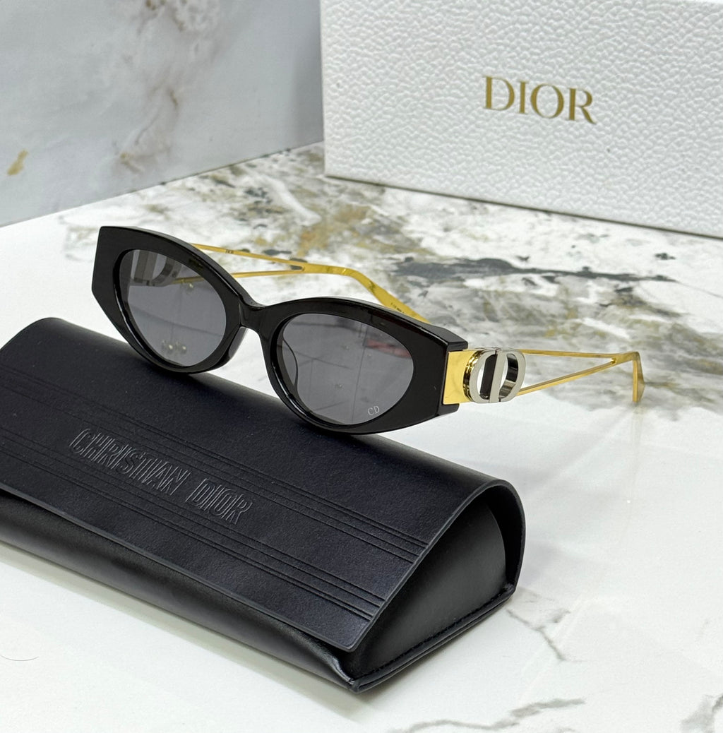 Dior Cat-Eye Sunglasses with CD Logo Temples