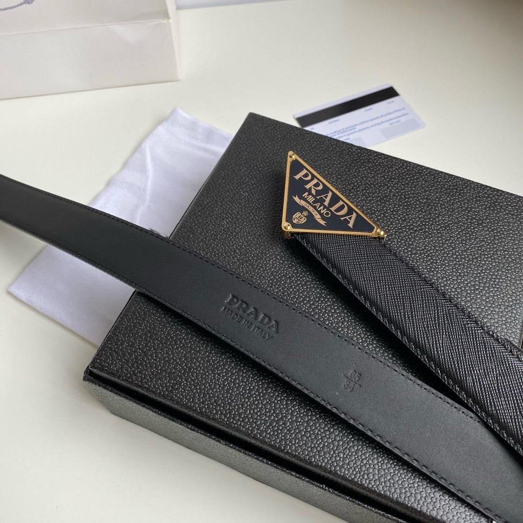 Prada Saffiano Leather Belt