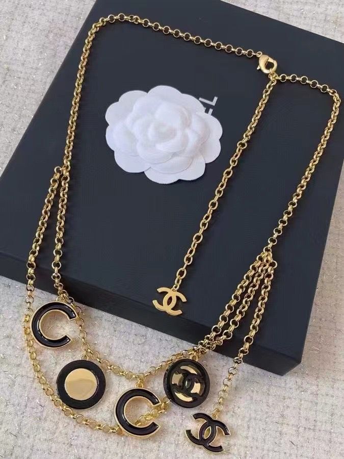 Chanel Gold-Tone Metal & Resin