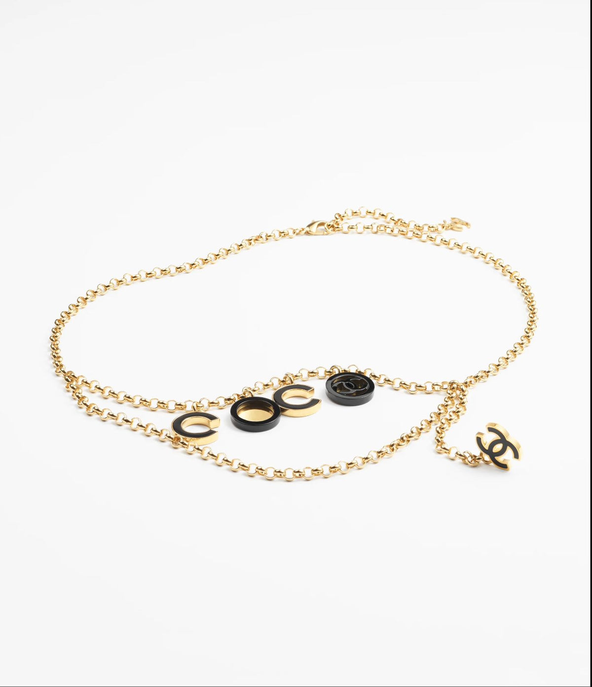 Chanel Gold-Tone Metal & Resin