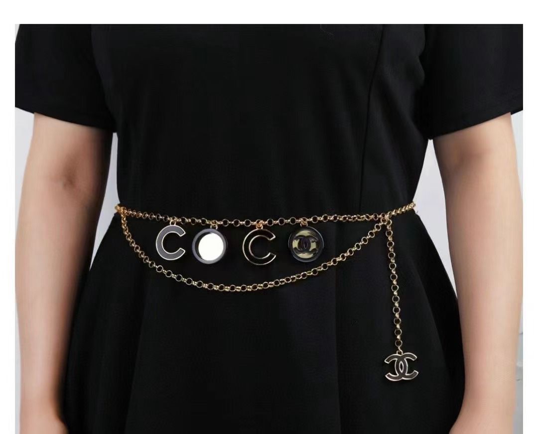Chanel Gold-Tone Metal & Resin