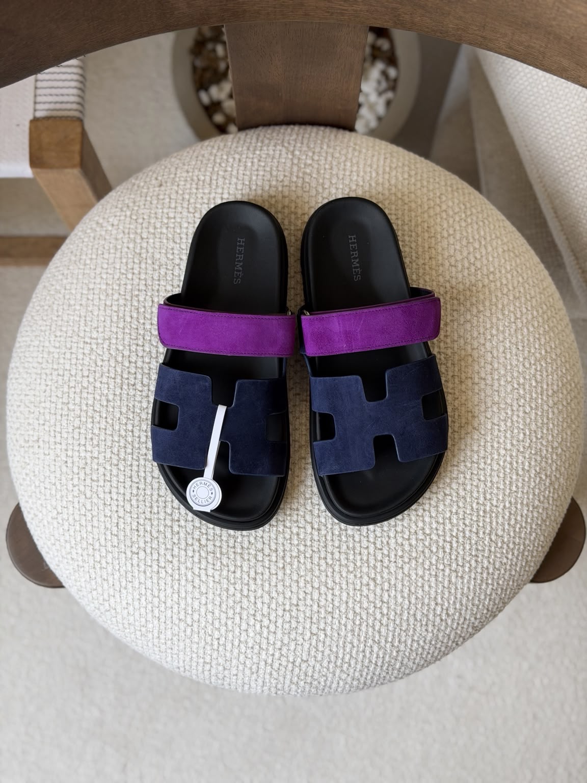 Hermès Chypre Suede Sandals
