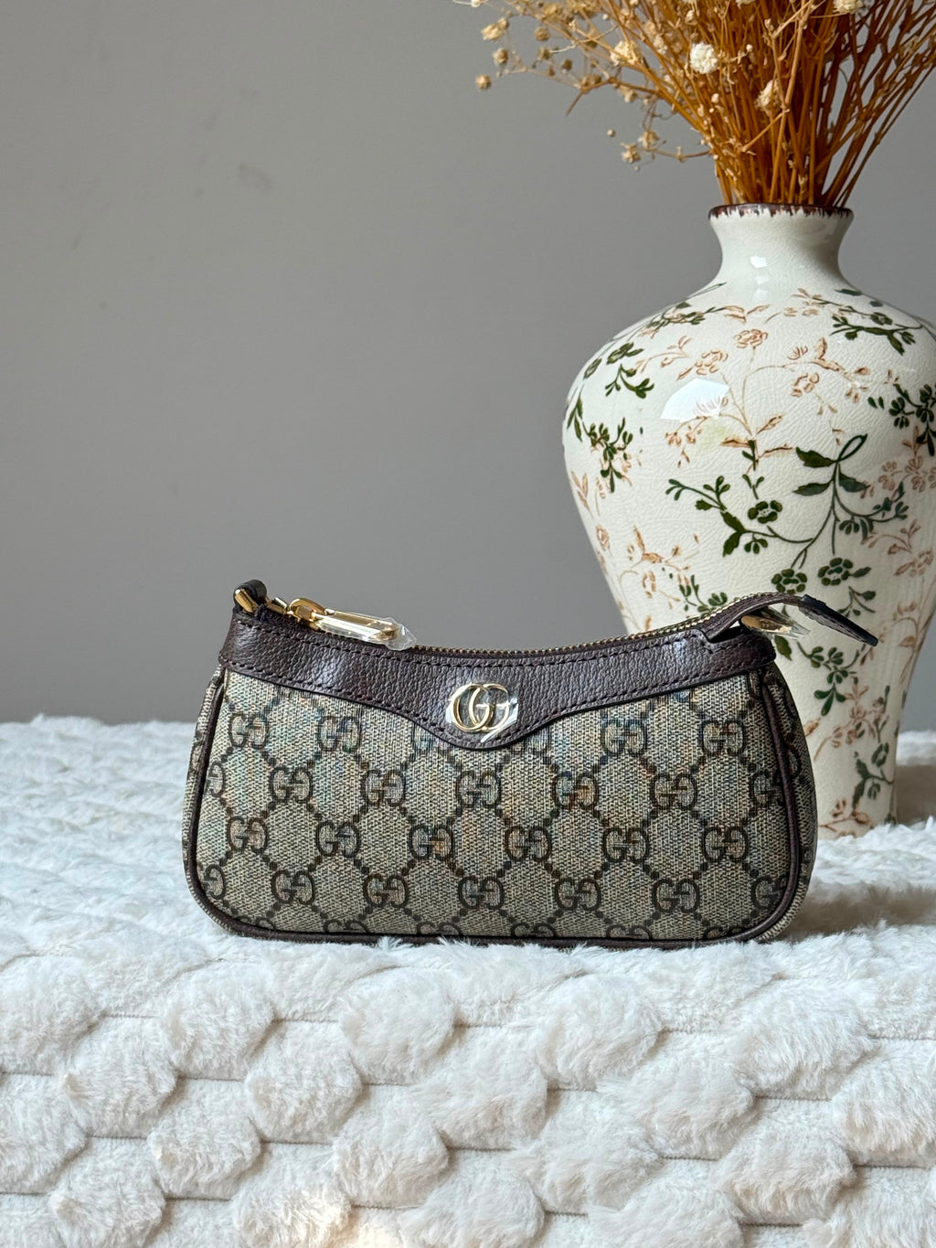 Gucci Ophidia Mini GG Supreme Chain Shoulder Bag