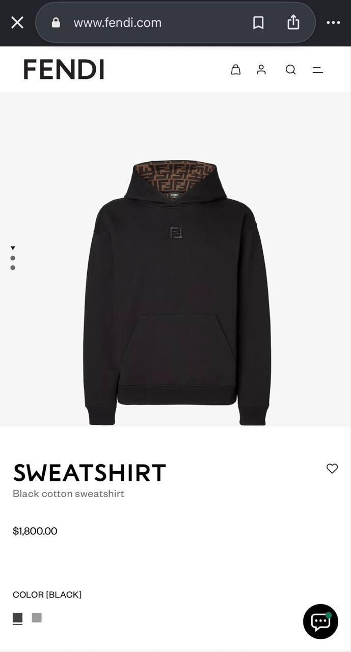 Fendi Pullover Hoodie