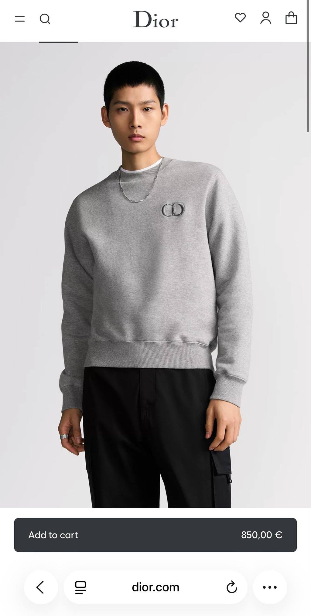 Dior Crewneck Sweatshirt