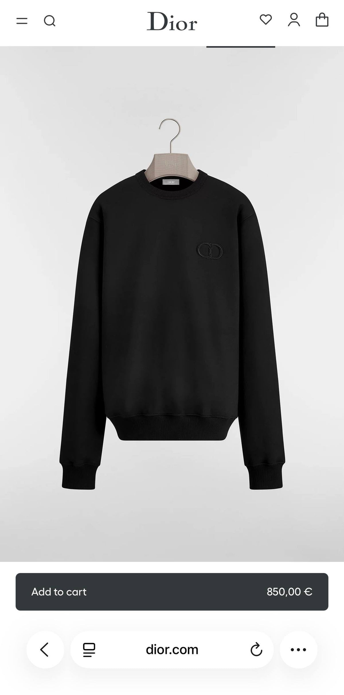 Dior Crewneck Sweatshirt