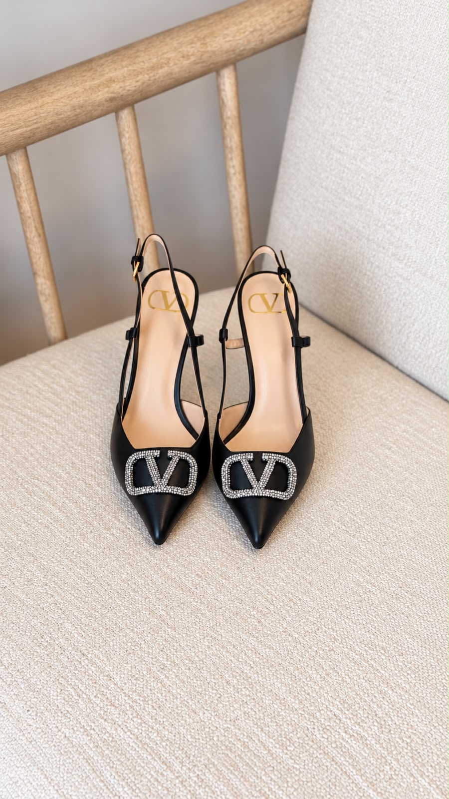 Valentino Garavani VLogo Signature Rhinestone