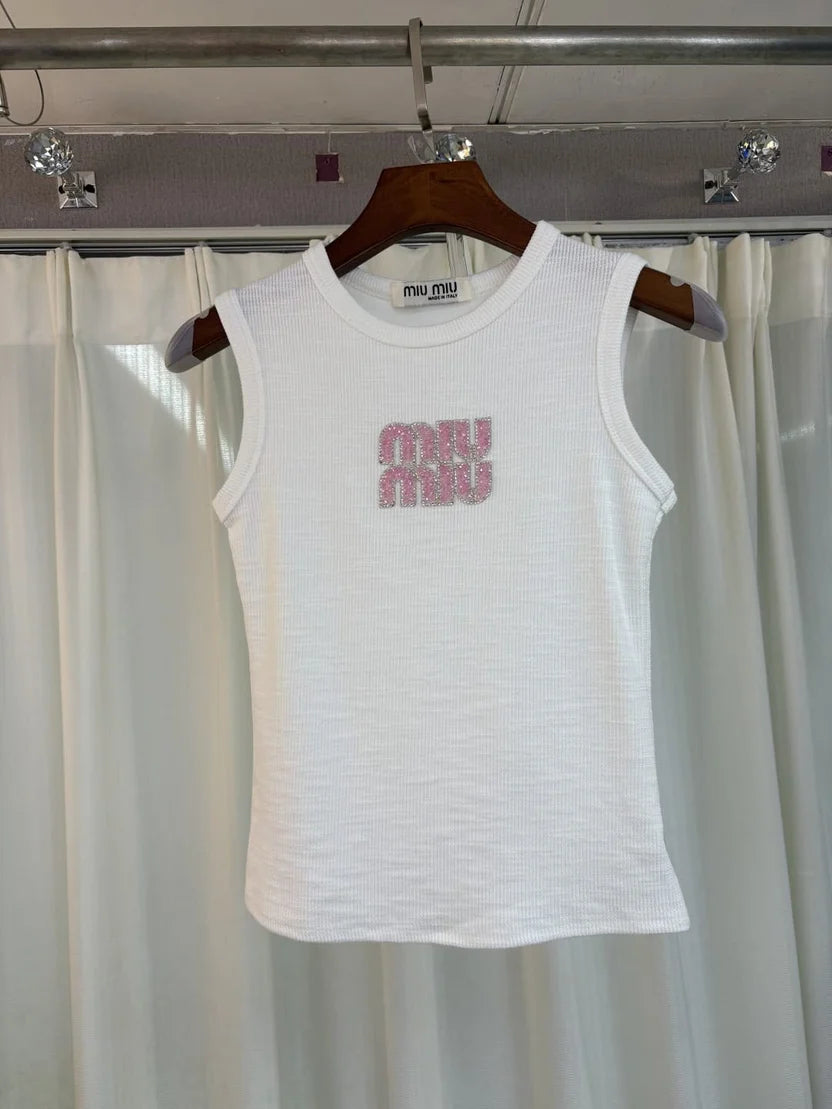 Miu Miu Logo Tank Top