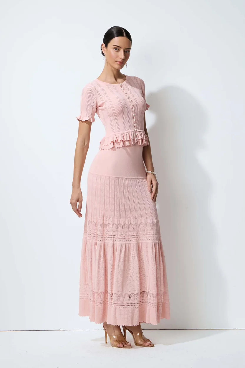 Sandro Arianna Ruffle Cardigan