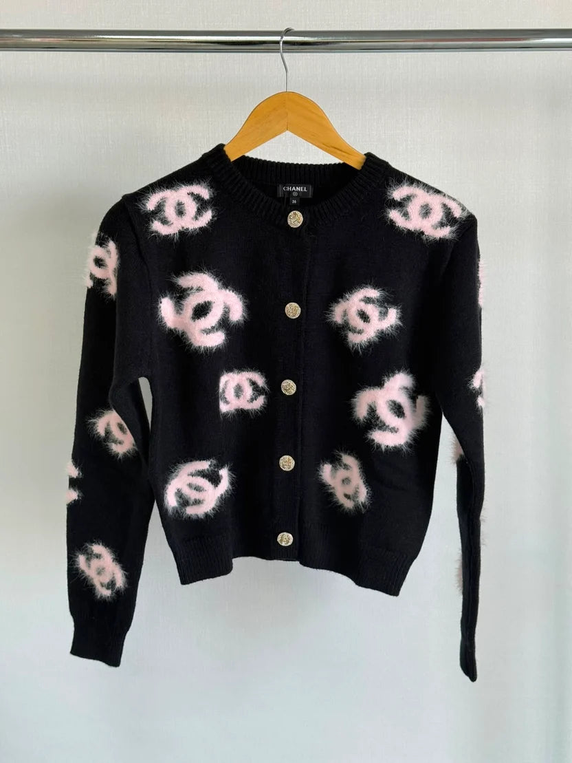 Chanel Knit Cardigan Accented