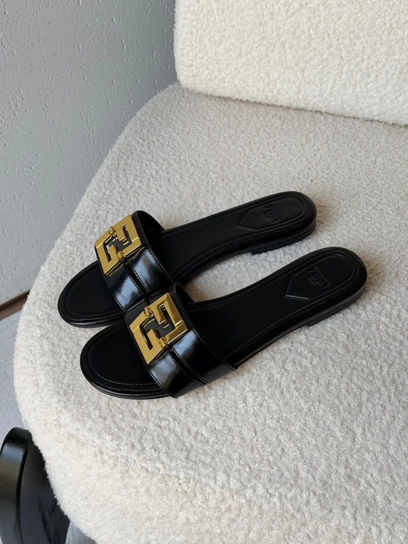 Fendi FFold Flat Sandals
