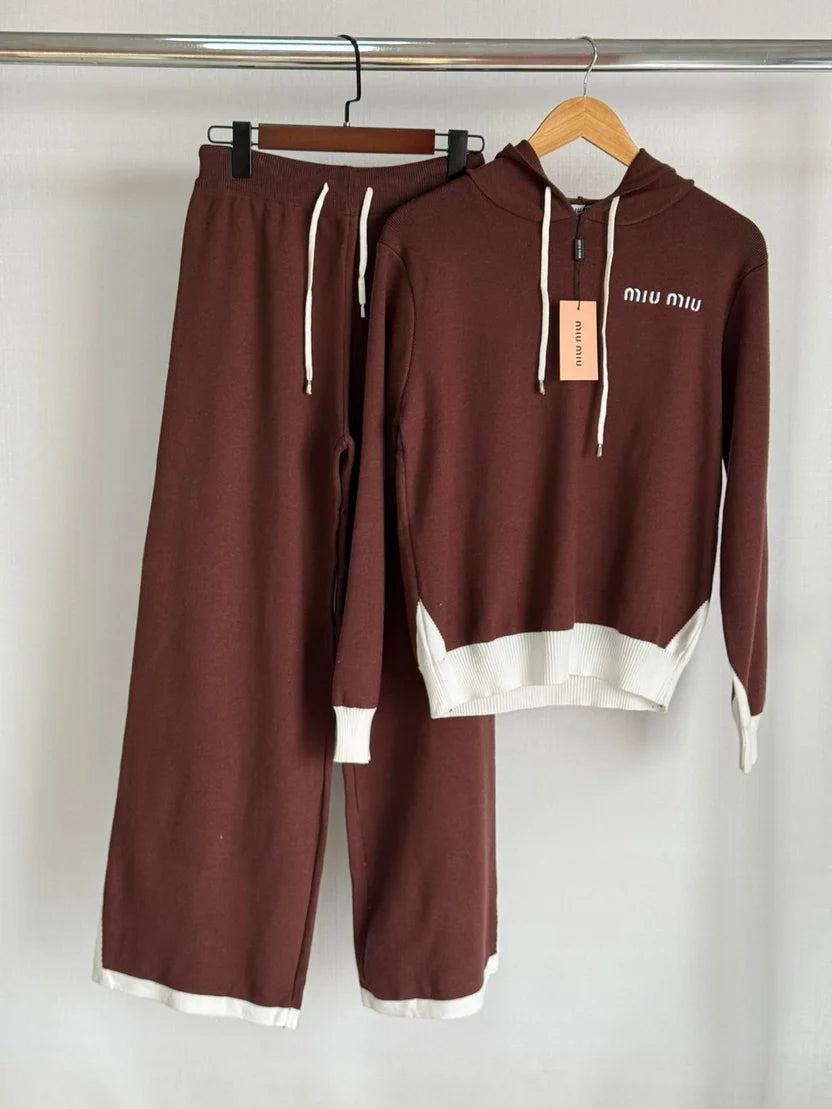 Miu Miu Knit Tracksuit / Loungewear Set