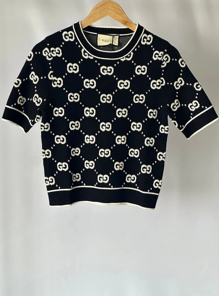 Gucci GG Jacquard Bouclé Wool Sweater