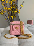 Chanel Quilted Lambskin Pearl Crush Mini Vanity Case