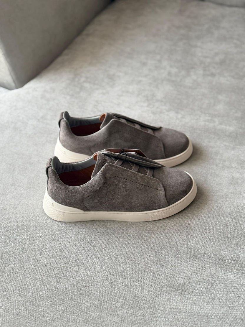 Zegna Triple Stitch Low-Top Sneakers