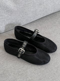 Miu Miu Mesh Fabric Ballerinas