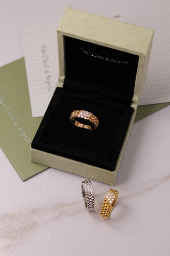 Van Cleef & Arpels Perlée Diamonds Ring