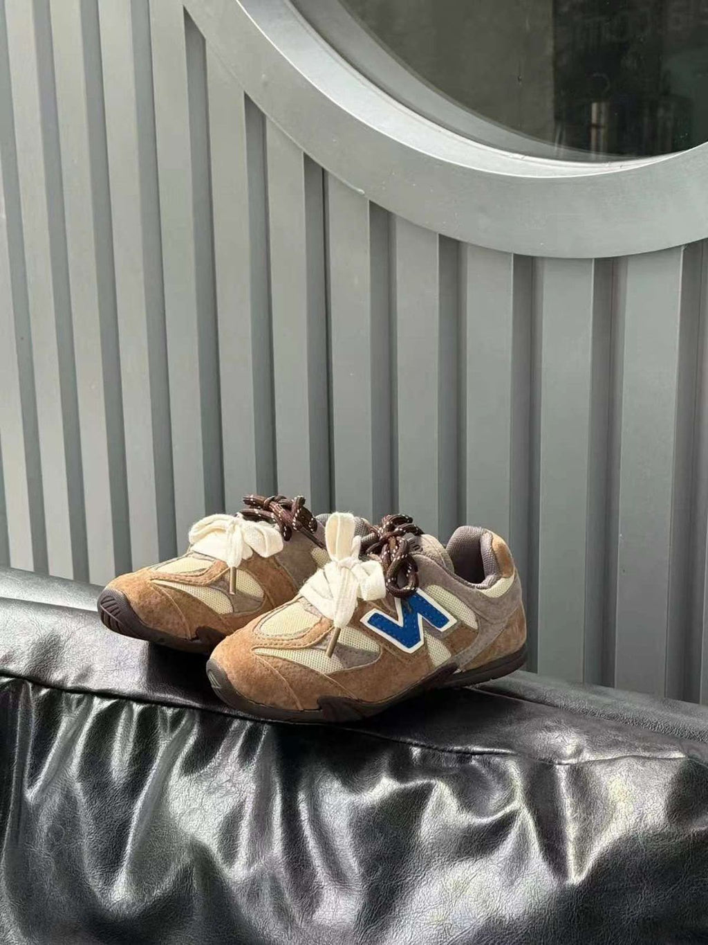 Miu Miu Kids Double Lace Sneakers