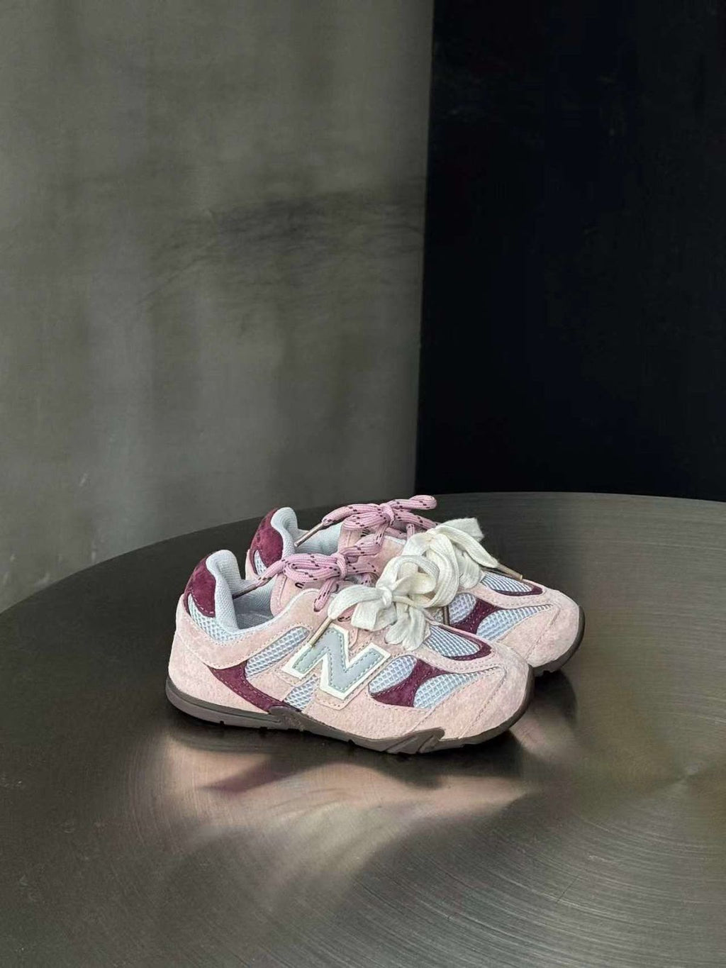 Miu Miu Kids Double Lace Sneakers