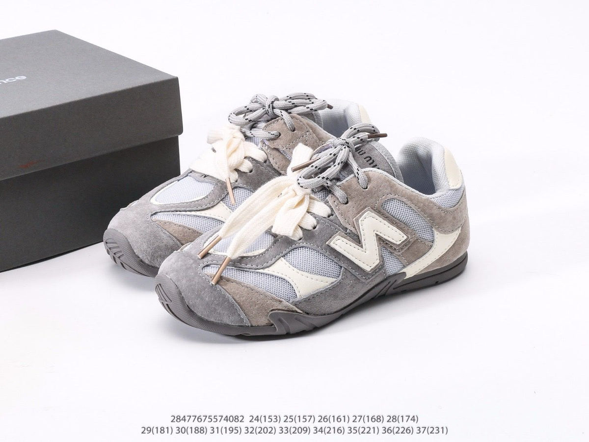 Miu Miu Kids Double Lace Sneakers