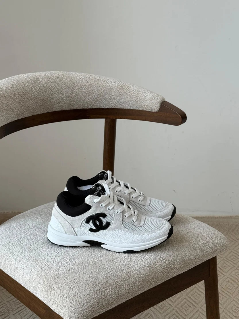 Chanel Mesh, Suede Calfskin & Grained Calfskin Trainers