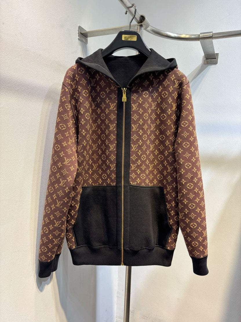 Louis Vuitton Monogram Reversible Double Face Hooded Blouson
