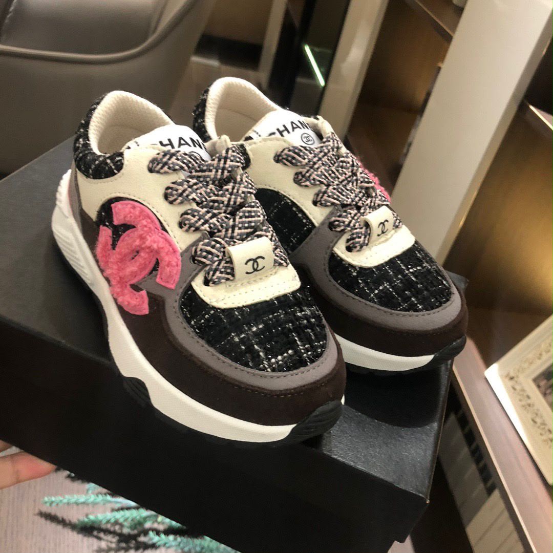 Chanel Kids Chunky CC Sneakers