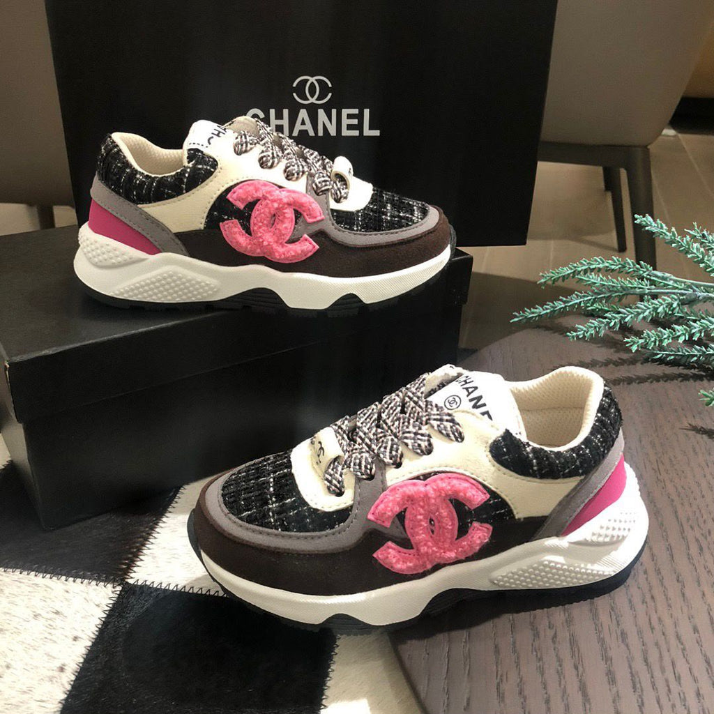 Chanel Kids Chunky CC Sneakers