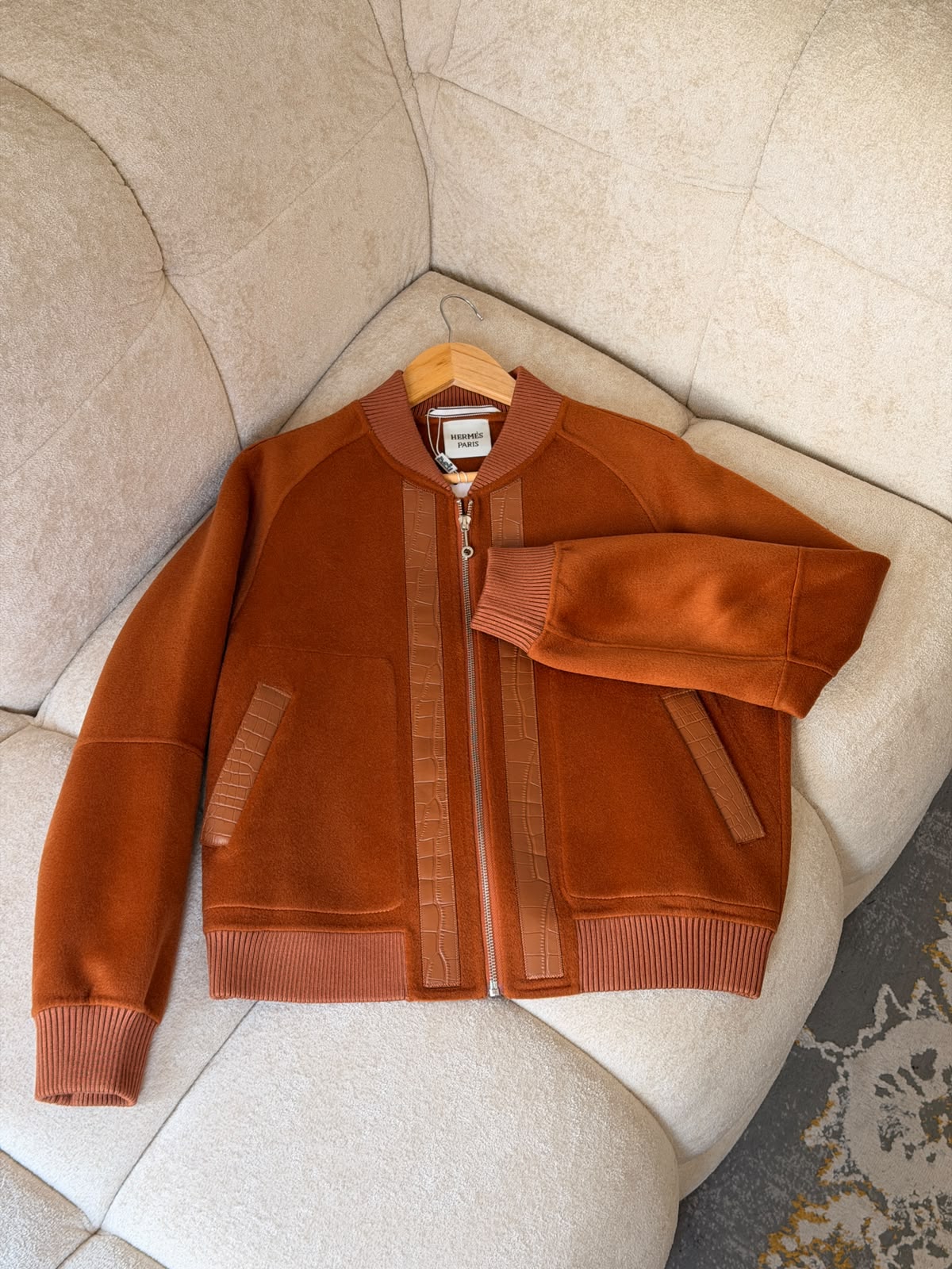 Hermès — Étriers Bomber Jacket